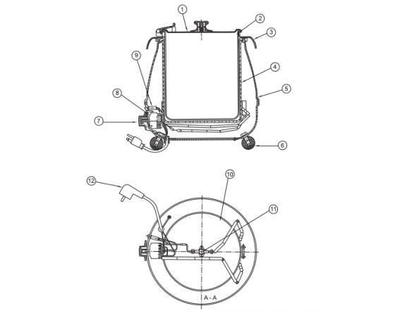 Termostato para sopera os-11/os-10