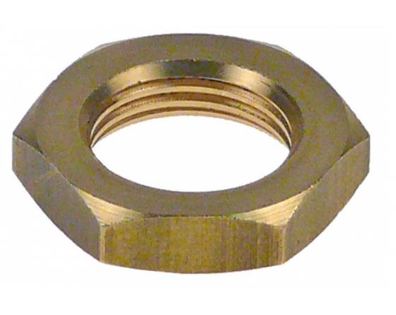 Tuerca hexagonal rosca m18x1,5 h 6mm ec 26