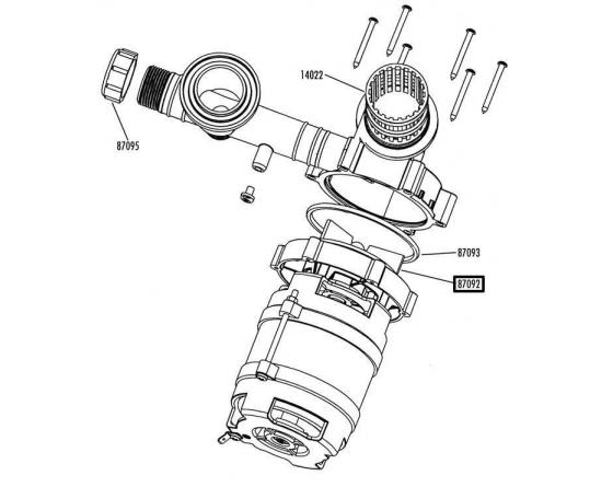 Turbina bomba lavado 2000v nikrom