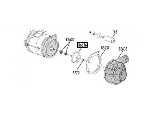 Turbina bomba lavado gs50/gastro 750 dihr