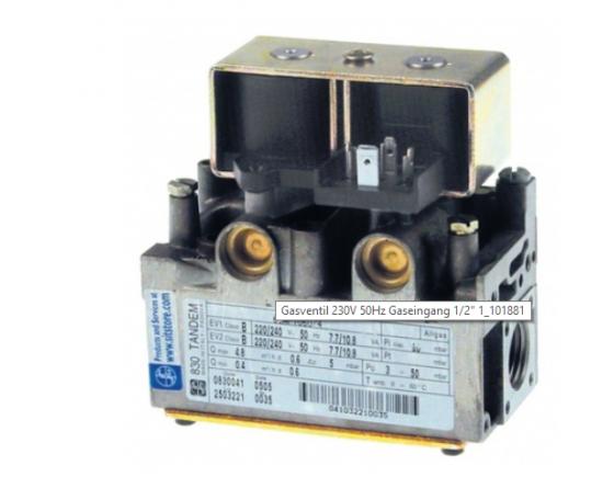 VÁlvula tandem 830 1/2" m10x1 230v 50hz