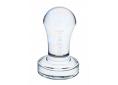 Tamper crystal clear base plana Ø58mm