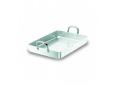 Bandeja rustidera 600x400x90mm aluminio con asas fijas