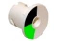 Boton negro/verde pulsador crystaline
