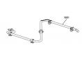 Brazo aclarado superior inox v-40