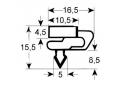 Burlete para frigorÍfico an 569mm l 1295mm horeca