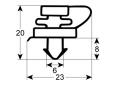 Burlete para frigorífico  cookmax  an 395mm l 490mm