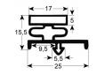 Burlete para frigorífico franke an 625mm l  715mm