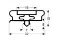 Burlete para frigorífico friginox an 425mm l 626mm