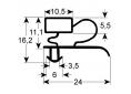 Burlete para frigorífico  iberna an 655mm l 1562mm