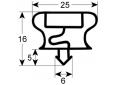 Burlete para frigorífico mercatus 210mm l 395mm medida inserción