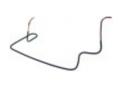 Calentador ø ext. 5mm int.ø 3,3mm l 320mm cobre ue 1m
