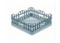 Cesta vasos 400x400x150mm tipo malla gruesa lavavajillas