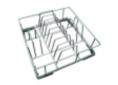 Cesto platos 350x350x110mm alambre