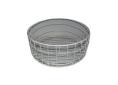 Cesto vasos 2500/450 linea blanca