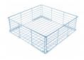 Cesto vasos 350x350x110mm alambre