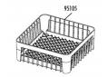 Cesto vasos 350x350x150mm plastico v-35