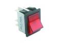 Conmutador rojo 30x22mm 230v frio-calor