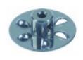 Disco mezclador ø 36mm agujero ø 4mm h 3,4mm
