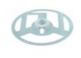 Distribuidor h 23mm  200mm para microondas horeca