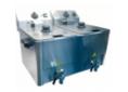 Freidora eléctrica 8+8l 2x3250w con grifo eco lucca