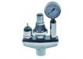 Grifo de seguridad rosca 3/4" 0,5bar con manómetro bertos