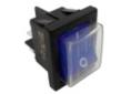 Interruptor azul 30x22 230v con funda itv