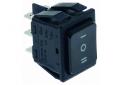 Interruptor basculante medida de montaje 30x22mm negro horeca-select