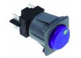 Interruptor bipolar on/off 250v 16(4)a azul