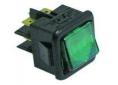 Interruptor luminoso 230v verde 11f/fd/r/rd  elettrobar