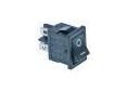 Interruptor negro 10a 250v 19x13mm modular