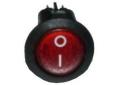 Interruptor rojo Ø20mm 230v bipolar