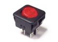 Interruptor rojo basculante 26.5x25.6mm