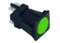 Interruptor verde 28x28mm 230v bipolar
