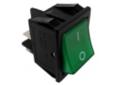 Interruptor verde 30x22mm 230v bipolar