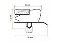 BURLETE 597X400MM PVC GRIS FAGOR