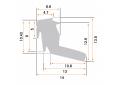  BURLETE TAPA ENVASADORA 3000MM DISTFORM, EDENOX, EDESA, EGAR VAC, FAGOR, FRANKE, GUASCH