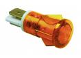 Lámpara de señalización ø 12mm amarillo 230v
