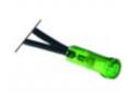 Lámpara de señalización ø 6mm 230v verde horeca select