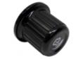 Mando vapor negro Ø58mm wega
