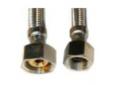 Manguera flexible inox 1.5m 3/8x1/2 h-h (futurmat)