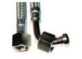 Manguera flexible inox 1.5m codo 3/8x3/8 h-h mairali