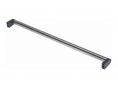 Manilla de puerta ø 20mm l 525mm inox ue 1 pzs distancia de sujeción 510mm m5 con tornillos