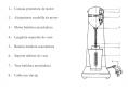 Motor con bobina batidor 6b lomi