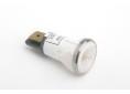 Piloto blanco Ø12mm 230v hoonved
