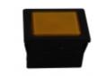 Piloto luminoso ambar rectangular 230v