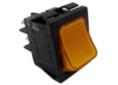 Pulsador ambar 30x22mm 24v omniwash