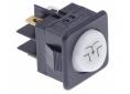 Pulsador blanco 25x25mm 230v bomba de desagÜe jemi