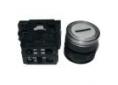 Pulsador blanco Ø22mm 230v marcha