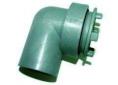 Racor codo desagÜe d30/40/80 elframo